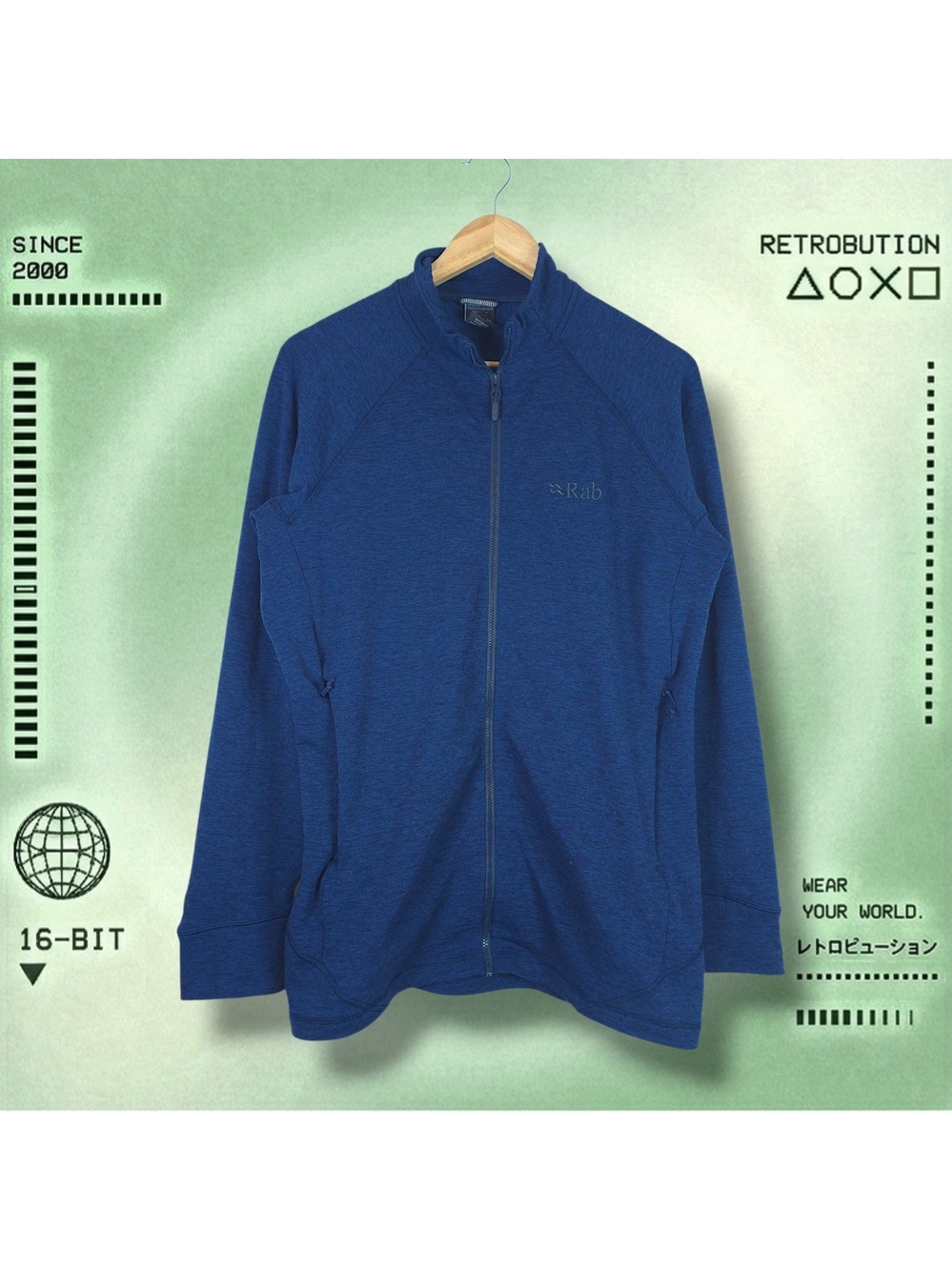 Rab Nexus Full Zip Fleece Jacket Blue Size L